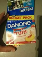 Mängden socker i Danone fruix