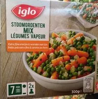 Mängden socker i Mix légumes vapeur