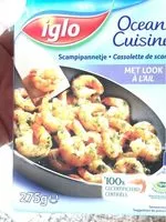 Mängden socker i Ocean Cuisine Cassolette De Scampis