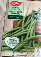 Mängden socker i Haricots verts Extra fin