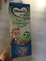Mängden socker i Olvarit Lait De Croissance Soja 2+