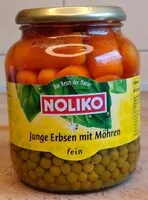 Mängden socker i Junge Erbsen Und Möhren