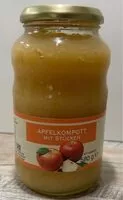 Mängden socker i Apfelkompott mit Stücken