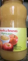Mängden socker i Compote de pommes allégée en sucre