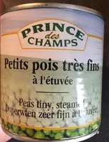 Mängden socker i Petit pois très fins à l'étuvée