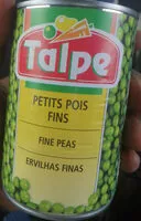 Mängden socker i Talpe petits pois fins