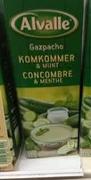 Mängden socker i Gazpacho concombre menthe