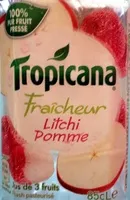Mängden socker i Fraîcheur Litchi-Pomme
