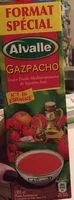 Mängden socker i Alvalle Gazpacho l'original format spécial 1,10 L