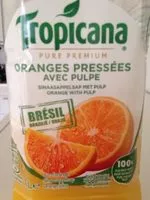 Mängden socker i Orange avec pulpe origine