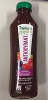 Mängden socker i Tropicana Essentiels Antiox pomme, framboise, acérola, myrtille PET