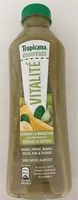 Mängden socker i Tropicana Essentiels Vitalité pomme, banane, kiwi, ananas, épinard PET