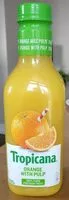 Mängden socker i Tropicana orange with pulp