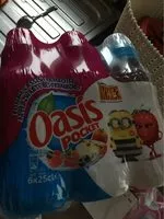 Mängden socker i Oasis pocket pomme cassis framboise