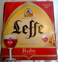 Mängden socker i Leffe Ruby