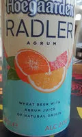 Mängden socker i Hoegaarden-shandy -citrus-330ml-new / Radler -agrum-france