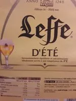 Mängden socker i Leffe été