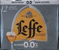 Mängden socker i Leffe blonde sans alcool