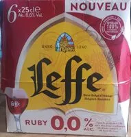 Mängden socker i Leffe Ruby 0,0%