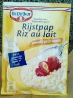 Mängden socker i Riz au lait