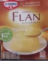 Mängden socker i Flan Goût Vanille
