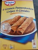 Mängden socker i Crêpes 4 céréales