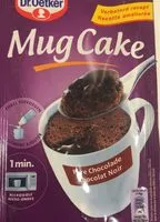 Mängden socker i Mugcake Chocolat Noir