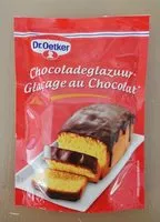 Mängden socker i Glaçage au chocolat / Chocoladeglazuur