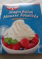 Mängden socker i Mousse fouettée