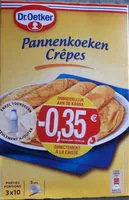 Mängden socker i Pannenkoeken crepes