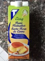 Mängden socker i Sucre roux de canne Easy 750gr