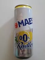 Mängden socker i Maes Radler Citroen 0.0% Cans 33CL 6-pack