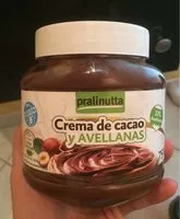 Mängden socker i Crema de cacao y avellanas