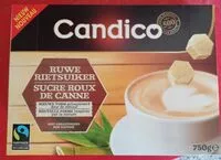 Mängden socker i Sucre roux de cannes