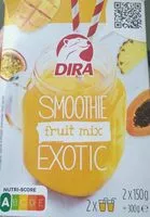 Mängden socker i Smoothie Fruit mix Exotic