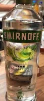 Mängden socker i Smirnoff