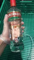 Mängden socker i Smirnoff Vodka