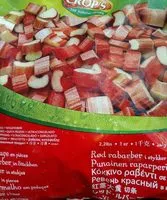 Mängden socker i Rhubarbe rouge en pièces