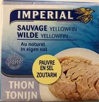 Mängden socker i Thon sauvage yellowfin au naturel