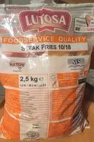 Mängden socker i Steak Fries 10/18