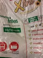 Mängden socker i Pommes Frites precuite surgelées