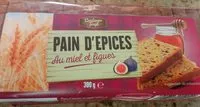 Mängden socker i Pain d'épices  au miel et aux figues