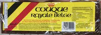 Mängden socker i Couque royale belge