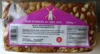 Mängden socker i Pain d'epice au miel 25%