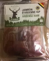 Mängden socker i Jambon d'Ardenne IGP