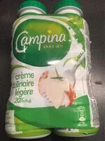 Mängden socker i Crème Légère Et Onctueuse 2x250 ml