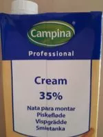 Mängden socker i Cream 35%