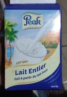 Mängden socker i Lait Entier UHT