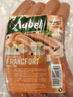 Mängden socker i Aubel Saucisses de Francfort