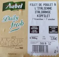Mängden socker i Filet de poulet à l'italienne
